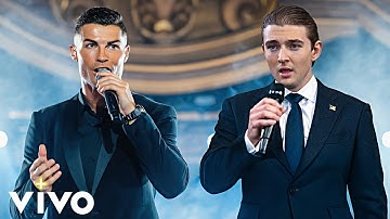 Cristiano Ronaldo and Barron Trump Singing LIVE Duet  - Humble Heart | AI generated