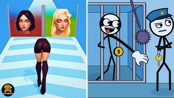 Thief Puzzle vs Build A Queen | Android iOS Full Gameplay | BrainStorm EP-0747