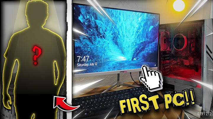 "I FINALLY GOT MY FIRST GAMING PC " -- PC REVEAL :) ⚠️❤️