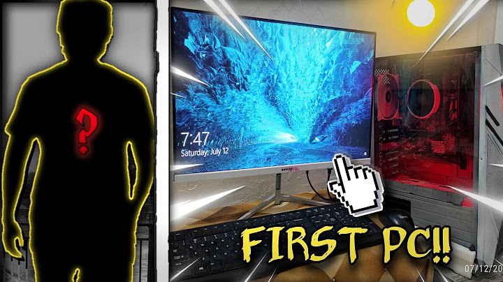 "I FINALLY GOT MY FIRST GAMING PC " -- PC REVEAL :) ⚠️❤️