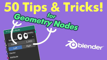 50 Geometry Nodes Tricks and Tips for Blender 5.0