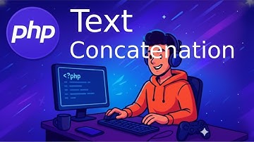 PHP Text Concatenation 2025 | Combine Strings & Variables with Animation