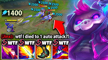 Veigar but my autos deal over 1000 DAMAGE and nobody expects it (GENIUS VEIGAR BUILD)