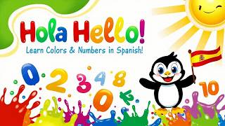 “Hola, Hello — Let’s Learn Español!” 🎵 | Fun Kids Spanish Song for Toddlers