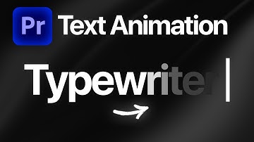 How To Make a Typewriter Effect in Premiere Pro (FREE PRESET)
