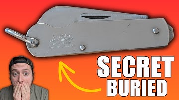 De geheime geschiedenis van het Britse zakmes uit 1945 dat ze voor altijd begroeven