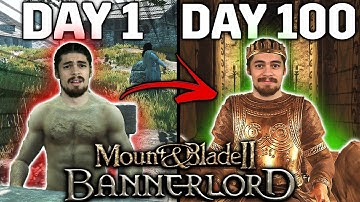 Can I become a KING in just 100 days in Bannerlord?