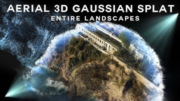 Aerial 3D Gaussian Splatting the French Riviera | Flythrough Demonstration