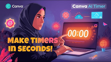 Make Timers in Seconds! - How to Create Countdown Timer Using Canva AI Tutorial