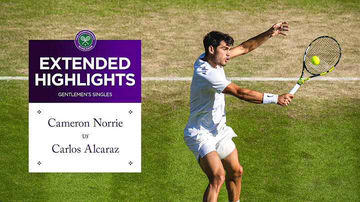 UNPLAYABLE! | Cameron Norrie vs Carlos Alcaraz | Extended Highlights | Wimbledon 2025