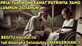 Ayah Merawat Putrinya yg Lumpuh 25 Tahun. begitu melihat ini tak disangka selanjutnnya mengerikan.!!