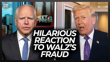 Tim Walz Humiliated as Trump Has a Hilarious Response to Fraud Accusations
