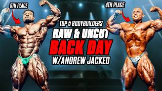 INSANE Back Workout with Andrew Jacked & Martin Fitzwater | Raw & Uncut