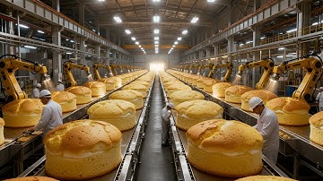 Behind the Factory: From Wheat Grain to Sponge Cake — The Complete Production Line (Full Process)