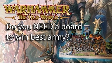 Making an army display board for Warhammer The Old World