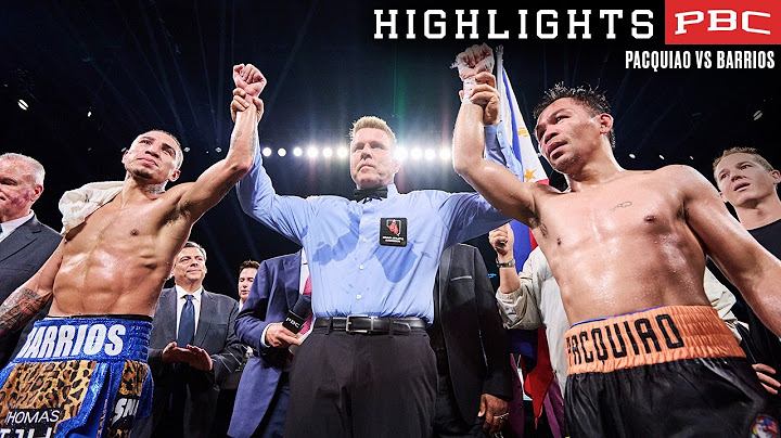 Pacquiao vs Barrios HIGHLIGHTS: July 19, 2025 | PBC on Prime Video PPV