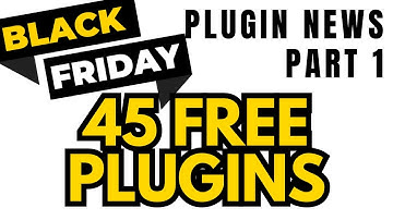 45 Free Plugins & HUGE Discounts – This Black Friday is Unreal for Producers!