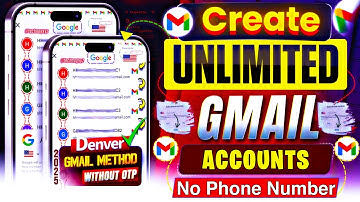 Unlimited Gmail Account Without Phone Verification | Unlimited Gmail Create Method 2025 Create Gmail