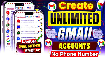 Unlimited Gmail Account Without Phone Verification | Unlimited Gmail Create Method 2025 Create Gmail