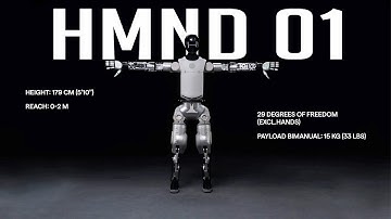 Bekijk: Robotics Humanoid uit het Verenigd Koninkrijk onthult HMND 01 Bipedal