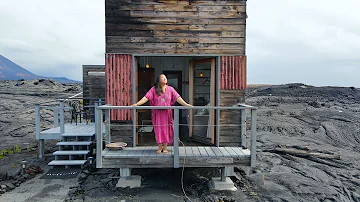 People are building tiny homes on top of lava: & here’s why!