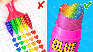 NEW GENIUS PAINTING IDEAS 🎭 Quick Hacks For Creative Minds by 123 GO!