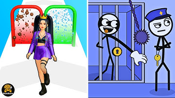 Thief Puzzle vs Build A Queen | Android iOS Full Gameplay | BrainStorm EP-0697