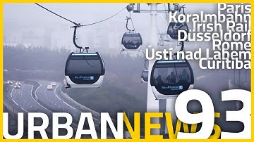 Century Rail Project in Austria | First Cable Car in Paris | Gatgetbahn in Brazil | Urban News 93