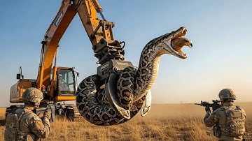 Brave Heroes Save Mother Eagle from Dangerous Giant Python’s Attack 🦅🐍