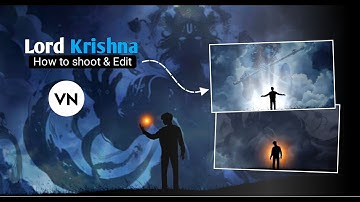 Lord Krishna Video Edit Tutorial l How To Change Sky in Video Vn App🙏New Trending Sky Video Editing