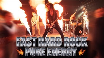 ⚡ Playlist FAST HARD ROCK | Shredding Guitars, Double Kicks & Pure Energy 🔥