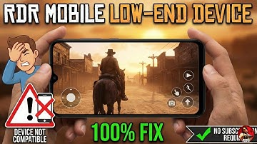 RDR1 Mobile All Problem FIXED | How To Play Red Dead Redemption Mobile FREE(2025)