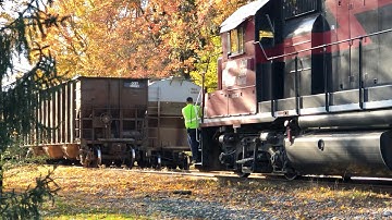 Spoorwegwissel! Werken aan een graanspoor. Eindelijk wordt er weer graan per spoor vervoerd! 100 ...