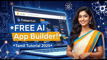 Build AI Apps in 15mins for FREE (2025) 🚀 |  Firebase Studio Tamil Tutorial