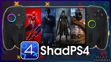 PlayStation 4 Emulator on ROG Xbox Ally X - ShadPS4 Emulator Setup Guide