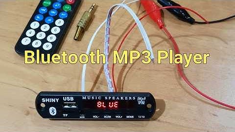 How to install Bluetooth MP3 Player Decoder Board 12V?