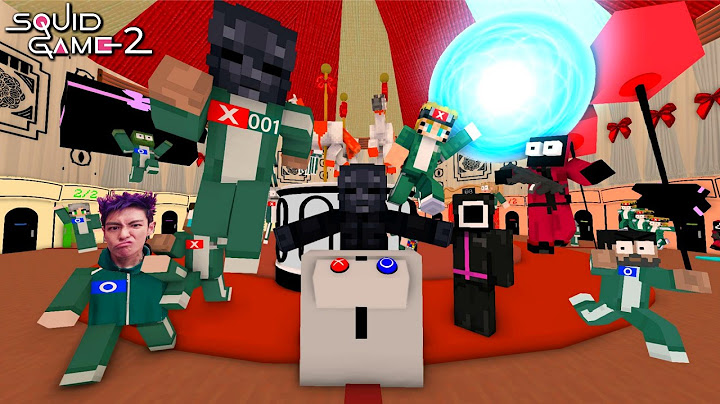 SQUID GAME MINGLE X & O CHALLENGE  - MinePaw Minecraft Animation