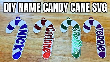 These Viral Candy Cane Designs Take 10 Minutes - Cricut tutorial