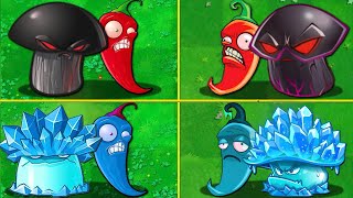 PVZ 1 vs PVZ 2 - Random 15 Pair Team Plants Battlez - Which Version Will Win?