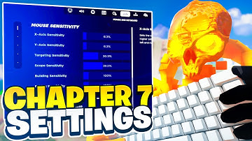 BEST Chapter 7 PC Keyboard & Mouse Settings, Sensitivity + Keybinds In Fortnite!