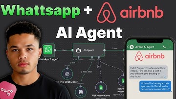 I Built A WhattsApp AI Agent For airbnb in 18min (n8n tutorial)
