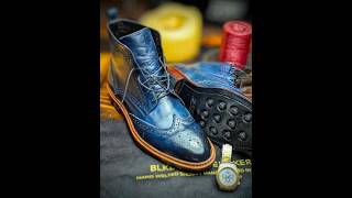 How to lightly shine the toe of your shoes with Saphir