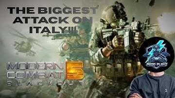 The Biggest Terrorist Attack On ITALY!!! | Proo Playz | Modern Combat 5:Blackout