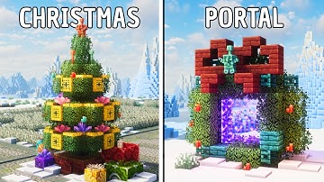 Minecraft | 10+ Christmas Build Hacks!