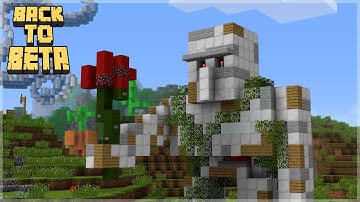 Iron Golems in Minecraft Beta 1.7.3