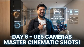 Unreal Engine 5 Camera Tutorial | ArchViz Day 6 (UE5)