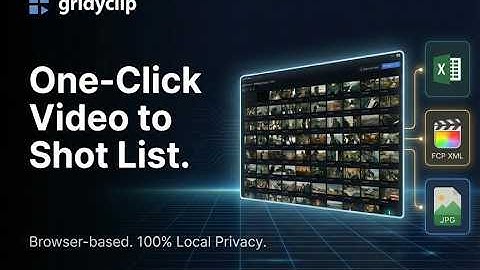 Stop Manually Cutting Scenes! ✂️ Auto-Detect Shots & Export JPG , SHOTLIST , STORYBOARD (WebTool)