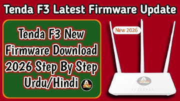 How to update tenda f3 latest firmware | tenda f3 new firmware download | new Firmware Tenda F3 2026