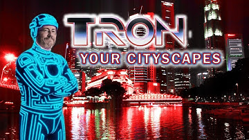 Maak cyberpunk-stadsgezichten in TRON-stijl in Photoshop | Stapsgewijze handleiding