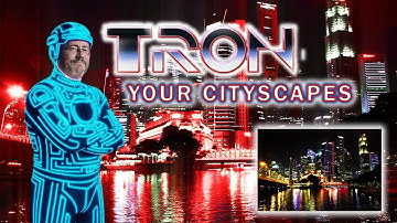 Maak cyberpunk-stadsgezichten in TRON-stijl in Photoshop | Stapsgewijze handleiding